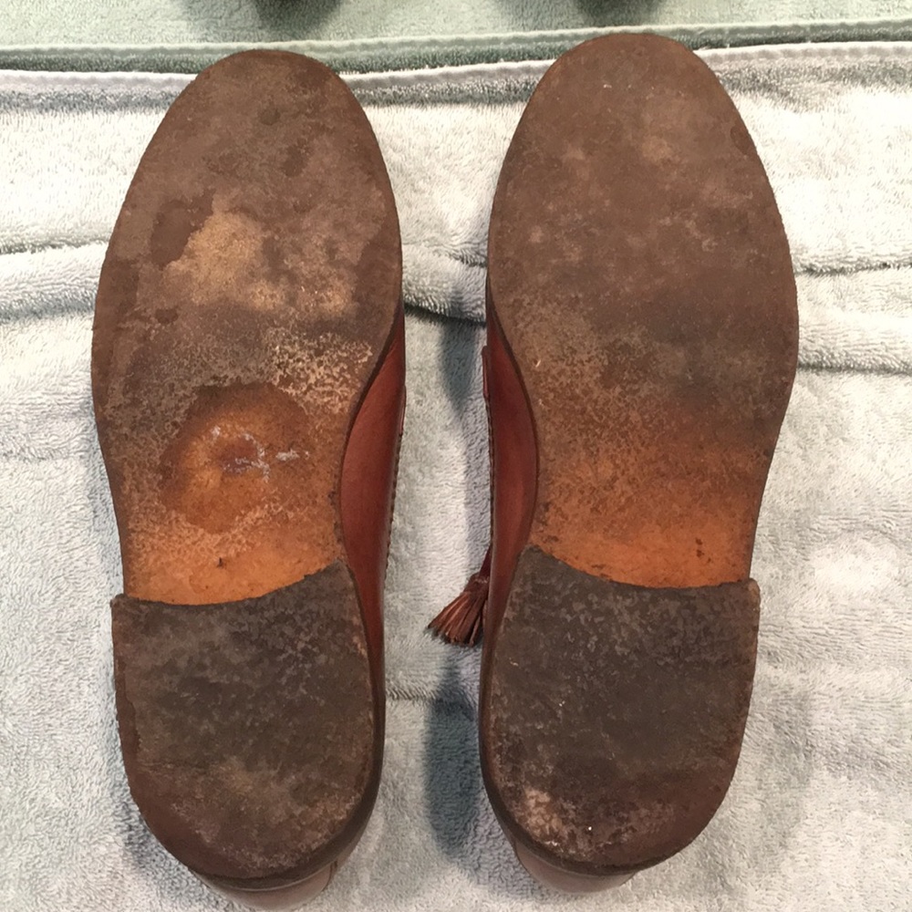 Polo Ralph Lauren bath leather Kiltie apron shoes - Picture 8 of 8